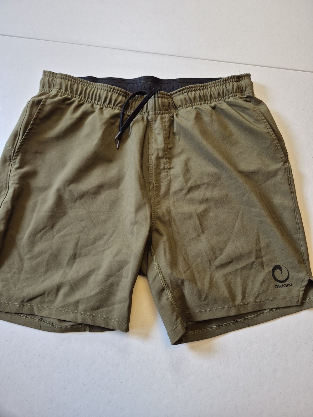 Origins Men’s Olive Green Performance Shorts
